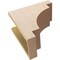 Ekena Millwork 7"W x 14"D x 14"H Classic Mediterranean Rough Cedar Woodgrain TimberThane Corbel, Primed Tan CORUR07X14X14MEDRCPR - alternate 5